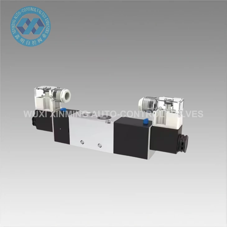 Pnömatik Solenoid Valf 52 Yolu Tıbbi Ekipman Temiz Pnömatik Solenoid Valf