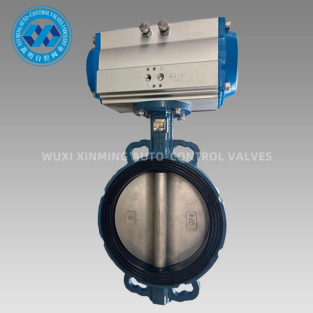 info-1-1 Pneumatic Actuator Operated Butterfly Valve
