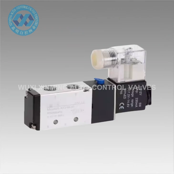 Pnömatik Solenoid Valf 5 Yolu 2- Konum Kontrol Havası 12V 24V 220V