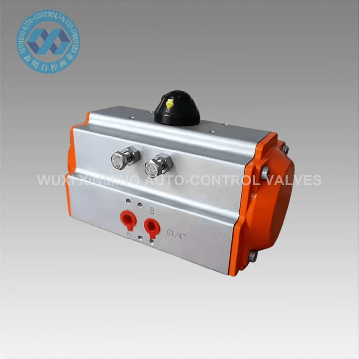 info-1-1 Quarter Turn Air Actuator For Ball/butterfly Valve Double Acting Pneumatic Rotary Actuator